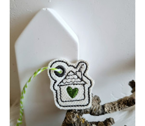 Stickdatei - ITH Anhänger Mini Haus